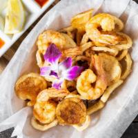 Calamari & Shrimp · Potato and lemon.