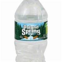Bottle Water · Poland spring water, natural spring.