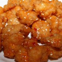 Firecracker Shrimp · A Hurricane favorite. Shrimp lightly battered, fried and delicately tossed in our sweet'n'sp...
