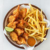 Coconut Shrimp · Our famous coconut crusted jumbo shrimp is served with spicy coco loco sauce for dipping. Se...