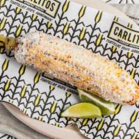 Mexican Street Corn · With cotija cheese, mayo, chili lime powder.