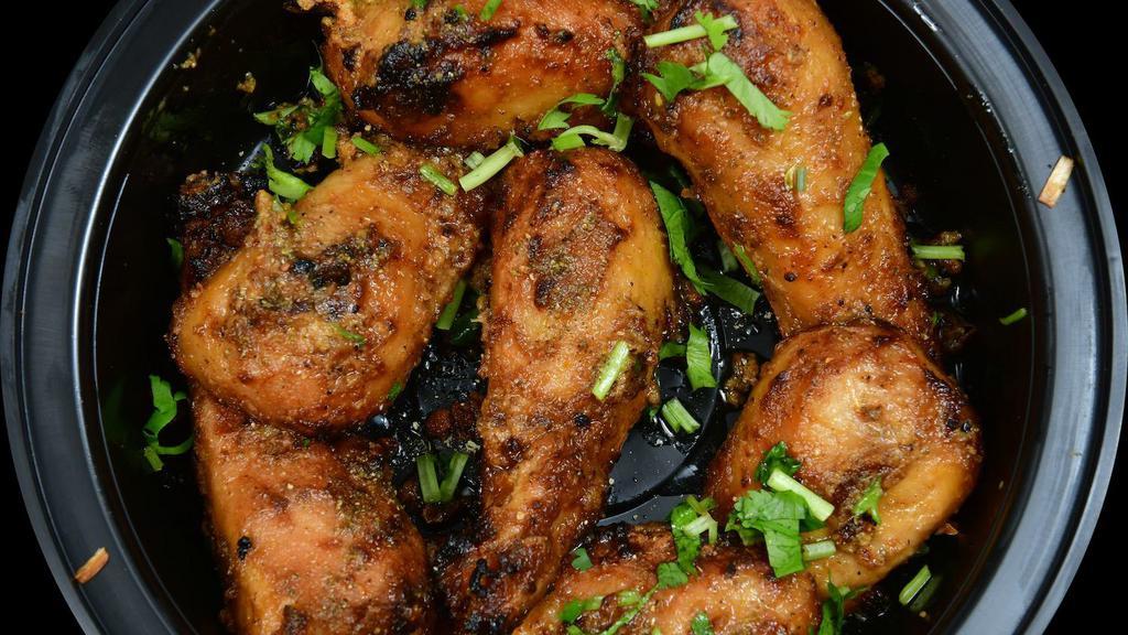 Soya Champ Burrah Kabab (6-7Pcs) · Soy tenders in brown onion spicy marination, grilled in tandoor