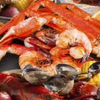 Seafood Boils · Your fresh catch is boiled in our secret spices and you can pick one or more seafoods from o...