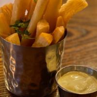 Yuca Fries With Chimichurri Mayo · 