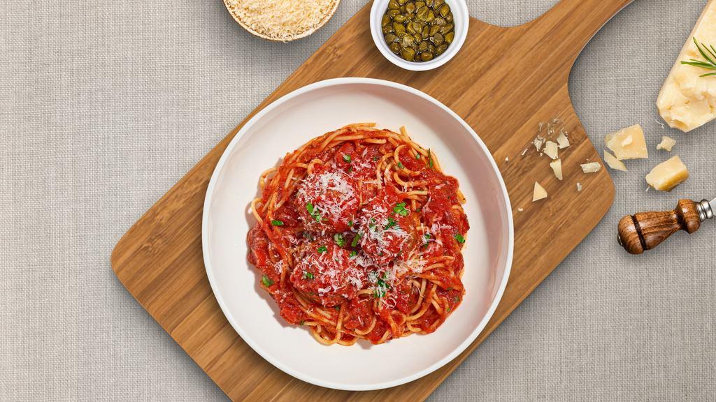 Meaty Mood Pasta · Your choice of pasta, served with meaty red sauce.