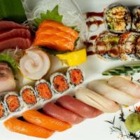 Sushi Platters A* · 7 pcs of assorted sushi and California roll