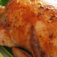 Whole Roasted Chicken · Organic, antibiotic free, air chilled, and free range chicken.