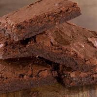 Chocolate Brownie · We love Chocolate! Perfectly crispy top and soft chocolate fudge center.