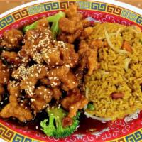 With White Meat Sesame Chicken · 