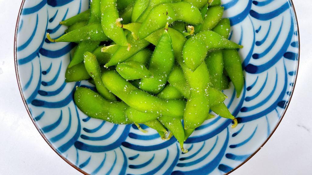  Edamame · Blanched soy bean seasoned with salt