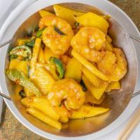 Spicy Mango Salsa Shrimp · 