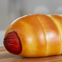 Spicy Sausage (1) · All beef Dietz and Watson spicy sausage wrapped in a Philly Pretzel with melted American che...