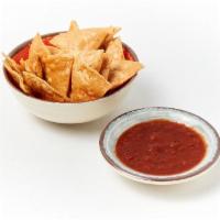 Bag Of Chips And Salsa · chipotle salsa, nixtamalized corn chips (contains: garlic, cilantro, chili)