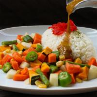 Vegetable Medley Curry · Looking for something lighter? Hefty portion of seasonal vegetables with curry and rice is a...