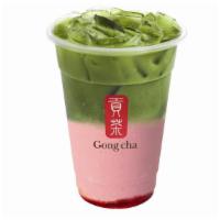 Strawberry Matcha Latte · Sugar levels fixed.