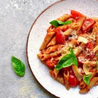 Whole Wheat Penne Pasta · Penne styled pasta made to customer's customization!.