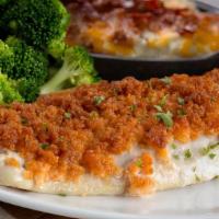 Baked Haddock · With a Ritz® cracker crumb topping.