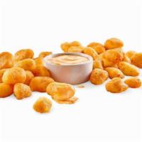 Large Cheddar Cheese Curds · WISCONSIN WHITE CHEDDAR CHEESE CURDS / BATTERED / SOUTHWESTERN RANCH