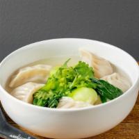 A-6 Dlumping Soup (饺子汤) · Pork or vegetable with beef chicken or vegetable soup base