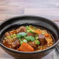 C-2 Braise Beef Noodle Soup (红烧牛肉面) · Savory light broth with noodles.