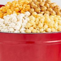 Special 1 Gallon Red Popcorn Tin · Red popcorn tins are classic and they are here only for you! You can fill it up with 3 diffe...