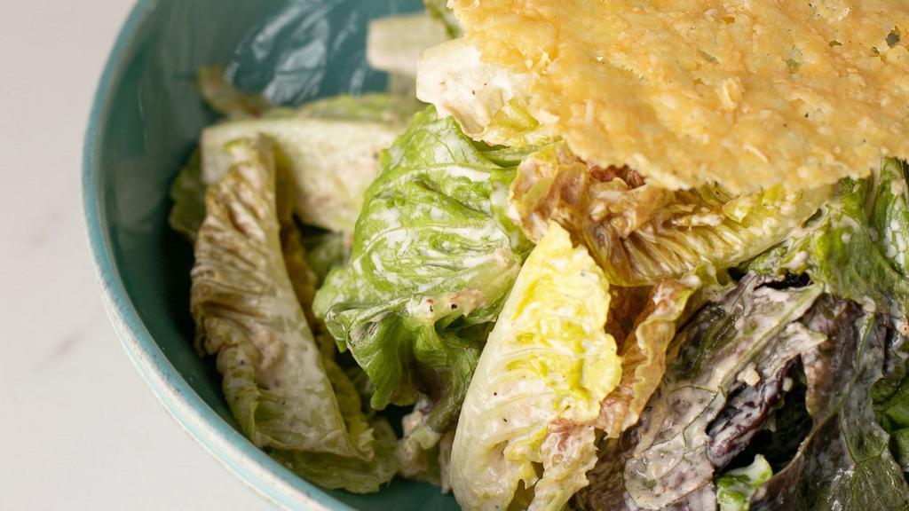 Caesar Salad · baby romaine, Parmesan crisp

Please let us know what temperature you would like if you choose a meat, if there is no temperature we will assume medium.