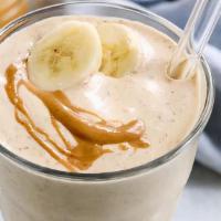 Peanut Butter Nana Smoothie · Peanut Butter and Banana Blended with Coconut Milk and Soy or Almond Milk.