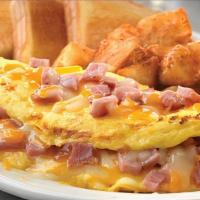 Ham And Cheese Omelette · Served w/ Scrambled Eggs & Boar's Head Ham & Choice Of Cheese. Served w/ Home Fries & Toast.