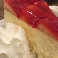 Slice Of Strawberry Cheesecake · 