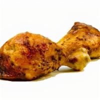 Kids Roasted Drums (2) · 2 roasted drumsticks served with your choice of side, corn muffin and kids drink.