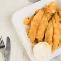 Fish & Chips · Single- one piece of fish and chips. Double- two pieces of fish and chips. Triple- three pie...