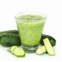 Well Green Smoothie · Spinach, cucumber, mango, ginger, cinnamon, spirulina powder, vanilla plant based protein, a...