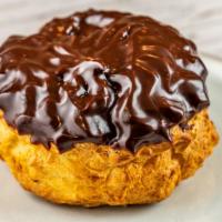 Cream Puff With Chocolate  · With delicious custard filling