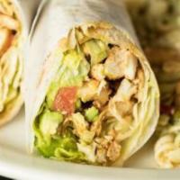 Chicken Chipotle Wrap · Favorite. Grilled chicken, avocado, chipotle mayo, lettuce and tomato.