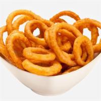 Onion Rings · Battered with a special blend of ingredients and then deep-fried to perfection.