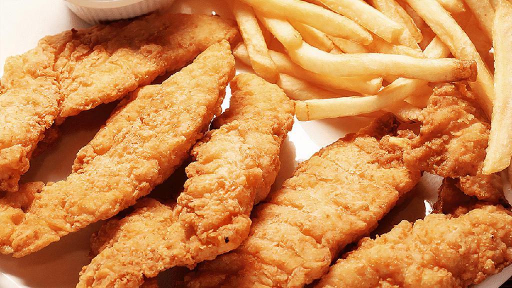 Chicken Fingers With Fries  · Chicken Fingers with Fries