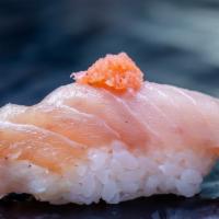 1 Piece Binncho · Albacore. Your choice of sliced fish served over rice (sushi) or sliced fish served without ...
