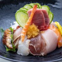 Chirashi Entree · Assorted chef-selected sashimi over sushi rice.