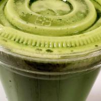 Green Juice Large · Kale, celery, cucumber, green apple, lemon