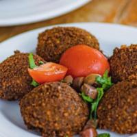  - Traditional Falafel · Made with chickpeas, onions, cumin and parsley.