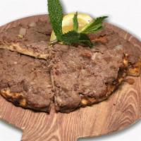 - Lahme Bi Ajin · Minced meat, onions, tomatoes with traditional spices