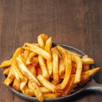 French Fries · Fresh cooked tossed in Finks BBQ Spice.