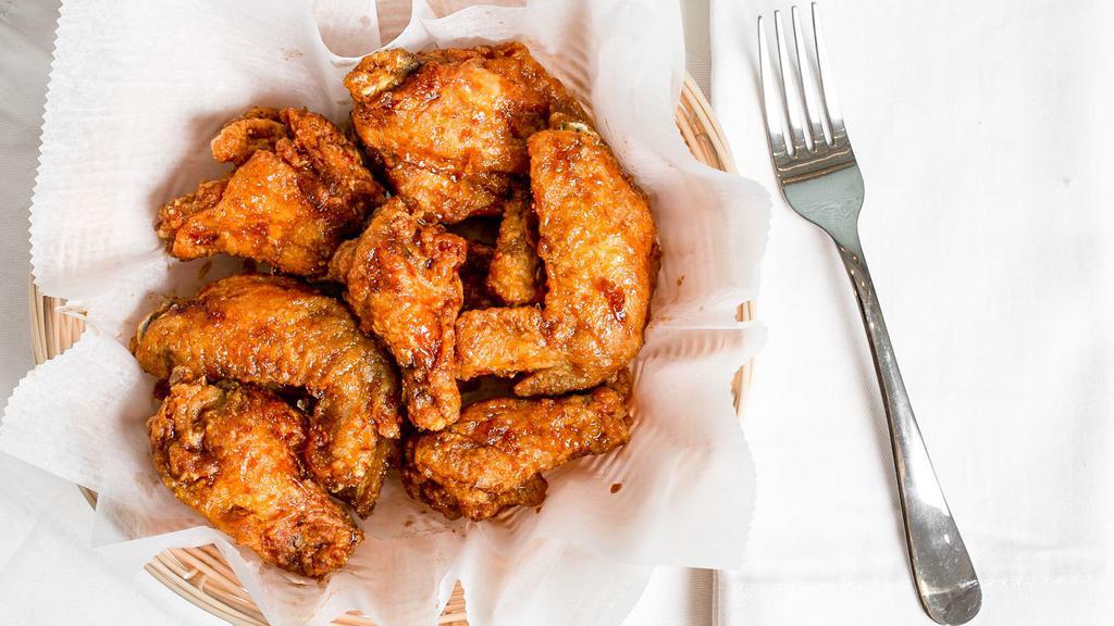 Wings + Drumsticks · You can mix up to two sauce flavors.