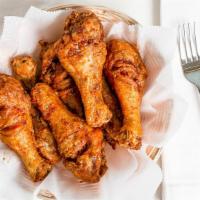 Drumsticks · You can mix up to two sauce flavors. Drumsticks includes big chicken leg drums.