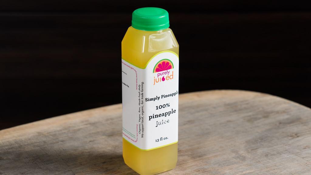 Pineapple · Hundred percent pineapple juice.