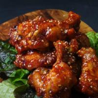 Wings-12 Pieces · Gluten-free Korean fried chicken wings made with Bell & Evans chicken