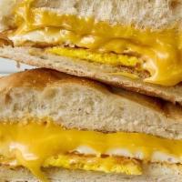 Egg Sandwich · Fried Eggs & American Cheese on a Country Bun