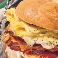 Turkey Bacon Egg And Cheese · 