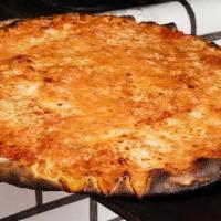 Original Tomato Pie With Mozzarella · Crushed Italian Tomatoes, Mozzarella Cheese, Grated Pecorino Romano & Olive Oil