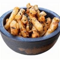 Nori Shoyu Fries · French fries with nori flakes and homemade shoyu sauce